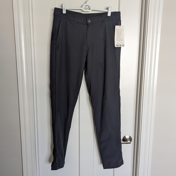 Lululemon NWT Commission Pant Slim - Obsidian 33 x 34" - Picture 1 of 6